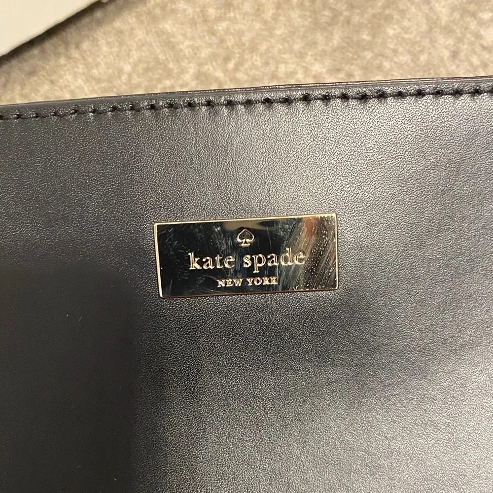 Kate Spade Black Leather Tote